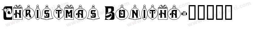 Christmas Bonitha字体转换